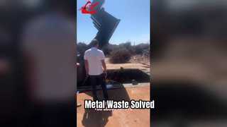 Смотреть: Прочное пресс-подборщик металлических отходов для витрины управления отходами