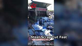 Пристальный взгляд: машина для резки лома длиной 180 мм 1 комплект измельчителя стального лома