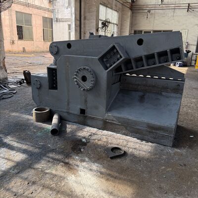 Manual Feeding Scrap Metal Cutting Machine 1600kN For Rebar And Aluminum Profiles