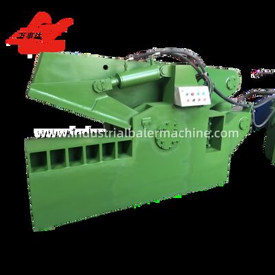 Hydraulic Alligator Shear 630kN Scrap Metal Cutting Machine with 600mm Blade for Steel Bar