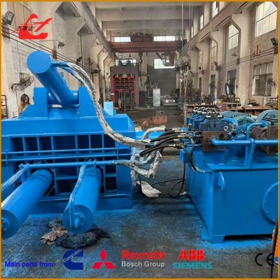 PLC Semi Automatic Tire Wire Baler with 200×200mm Bale Size for Steel Wire Recycling