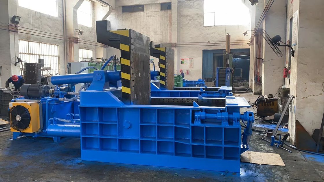 Hand Valve Control Hydraulic Metal Baler Machine Perfect Solution For Recycling